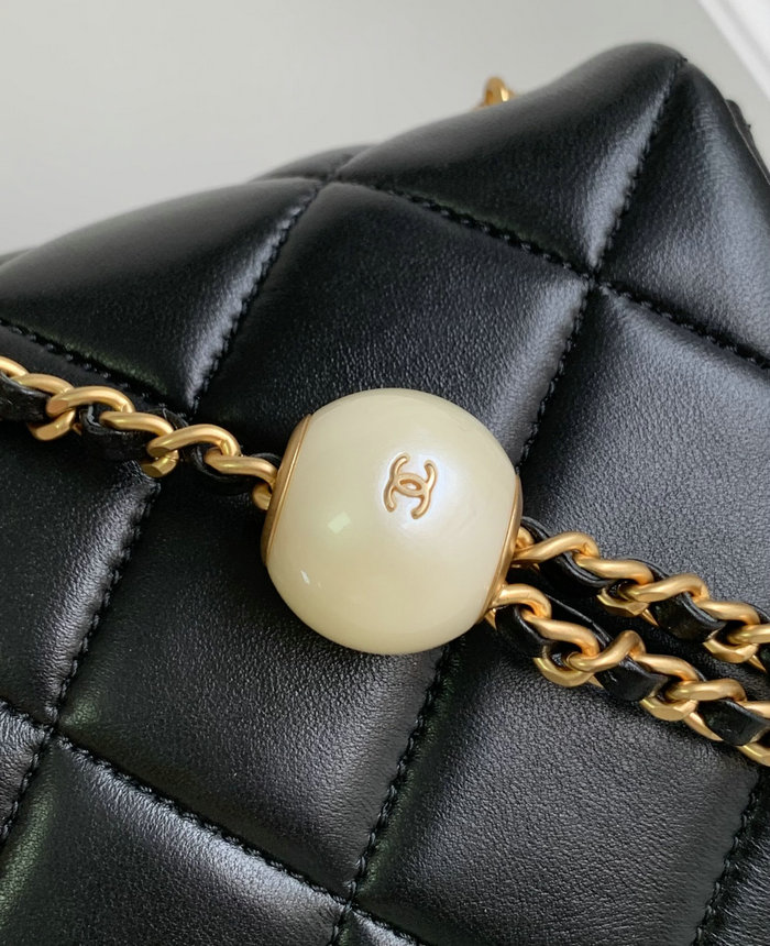 Chanel Small Flap Bag Black AS4861