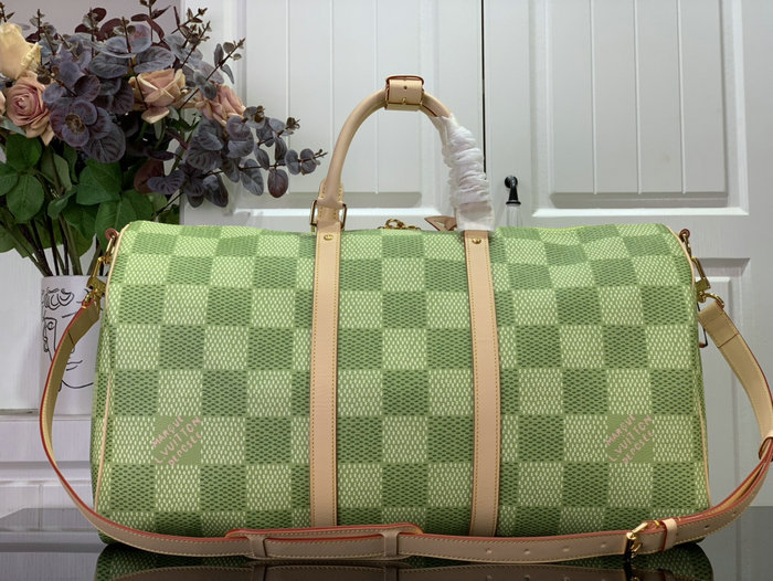 Louis Vuitton Keepall Bandouliere 45 Green N40713