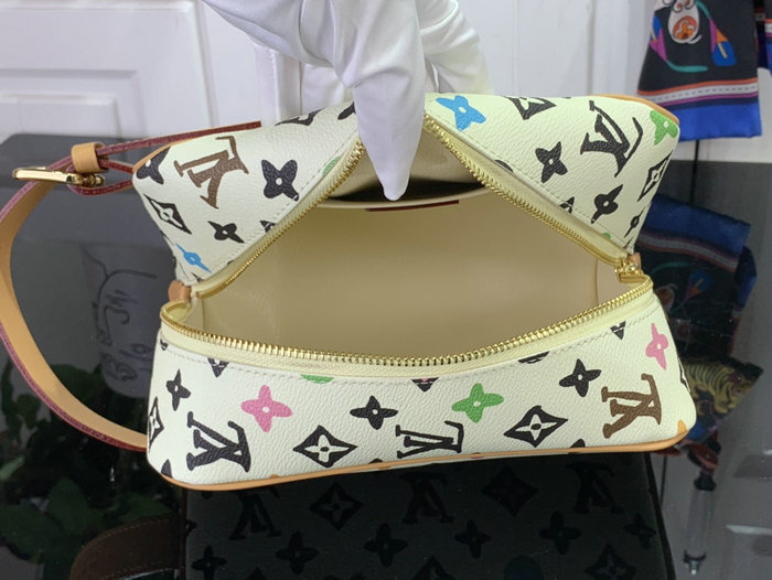 Louis Vuitton Locker Dopp Kit White M47069