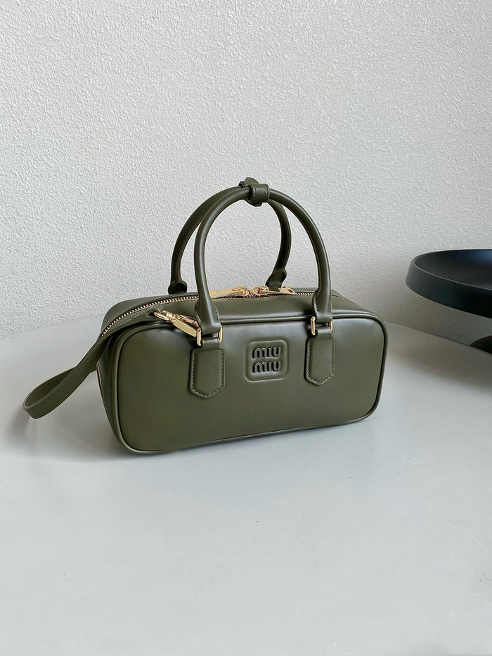 Miu Miu Arcadie leather bag Green 5BB148