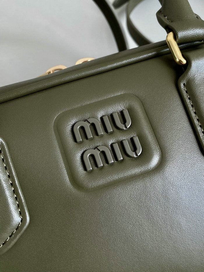 Miu Miu Arcadie leather bag Green 5BB148