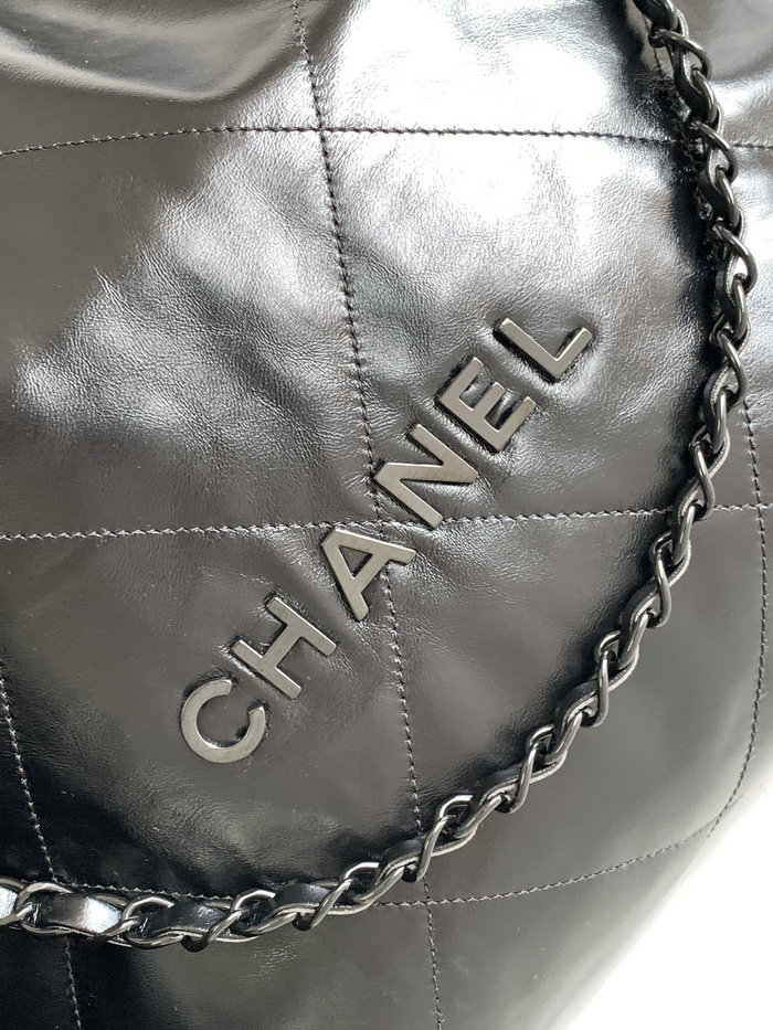 Small Chanel 22 Handbag Black AS3260