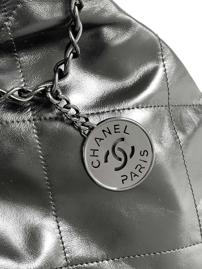 Small Chanel 22 Handbag Black AS3260