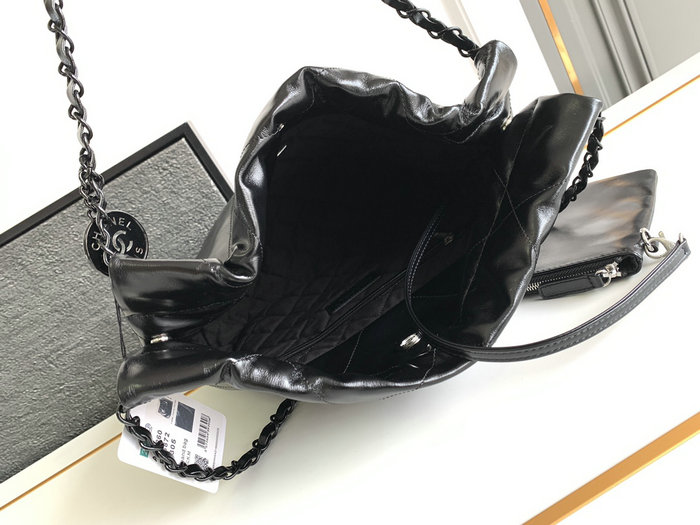 Small Chanel 22 Handbag Black AS3260