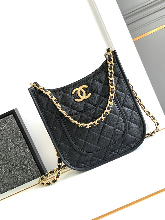 Chanel Calfskin Hobo Handbag AS4532