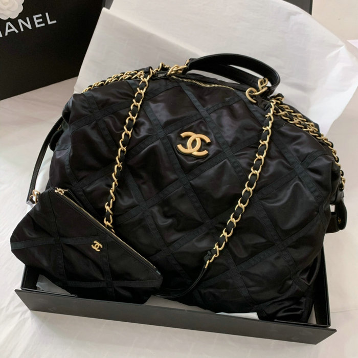 Chanel Nylon Bowling Bag A99150