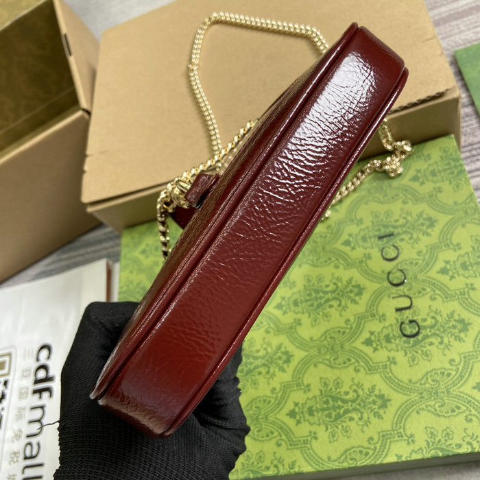 Gucci Jackie Notte Mini Bag Burgundy 782889