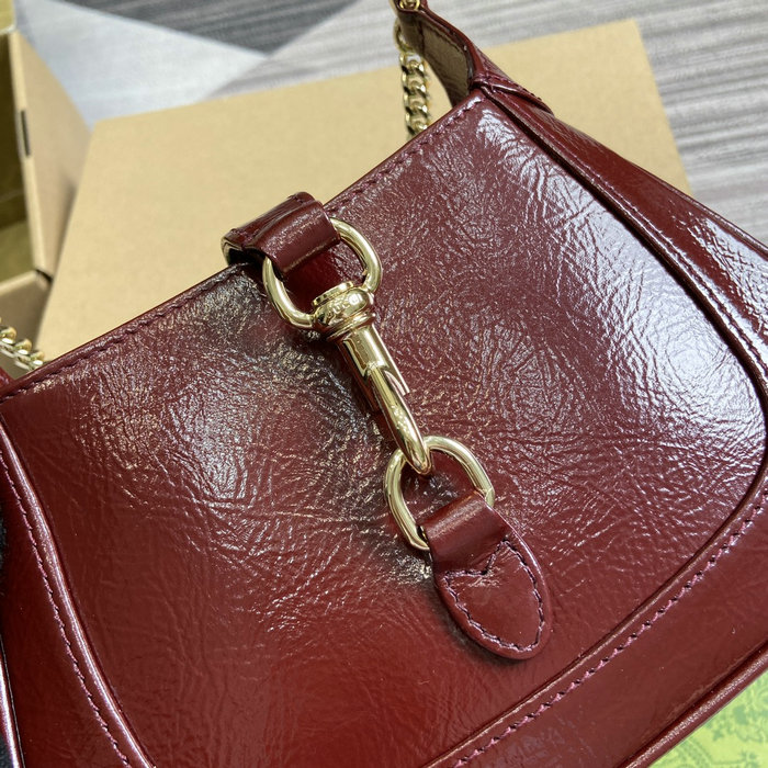 Gucci Jackie Notte Mini Bag Burgundy 782889