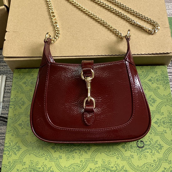Gucci Jackie Notte Mini Bag Burgundy 782889