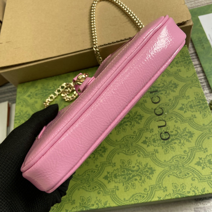 Gucci Jackie Notte Mini Bag Pink 782889