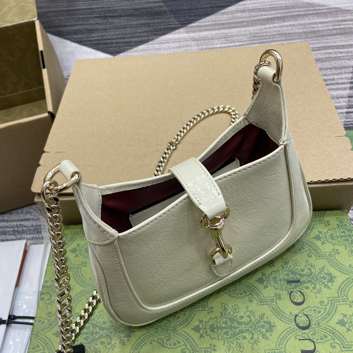 Gucci Jackie Notte Mini Bag White 782889