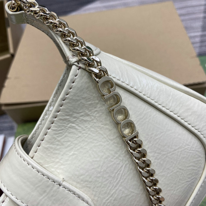 Gucci Jackie Notte Mini Bag White 782889