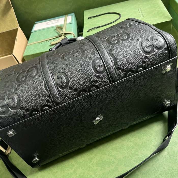 Gucci Jumbo GG Small Duffle Bag Black 725282