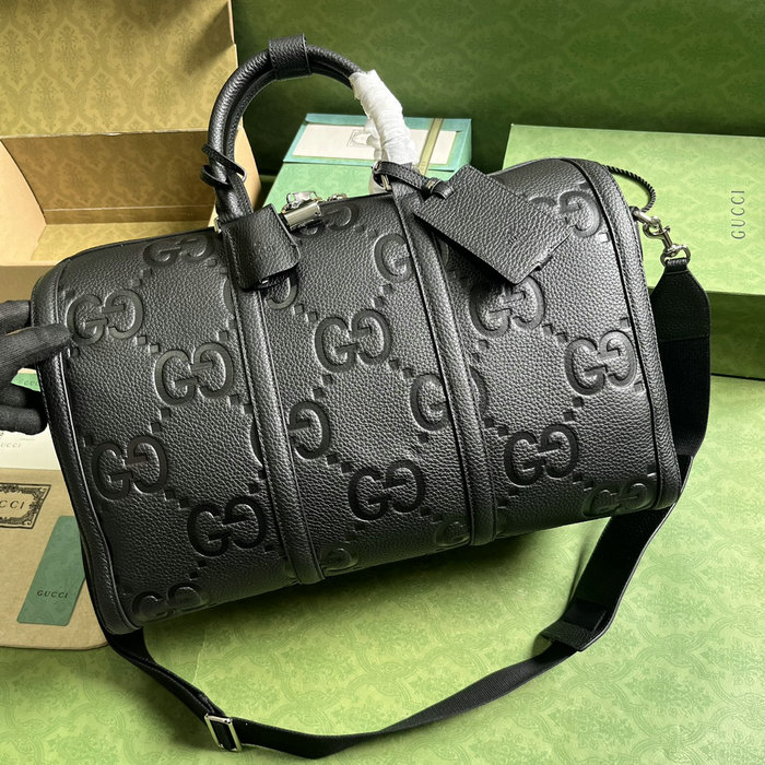 Gucci Jumbo GG Small Duffle Bag Black 725282