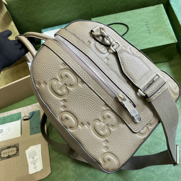 Gucci Jumbo GG Small Duffle Bag Khaki 725282