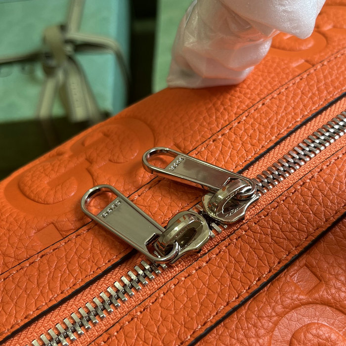 Gucci Jumbo GG Small Duffle Bag Orange 725282