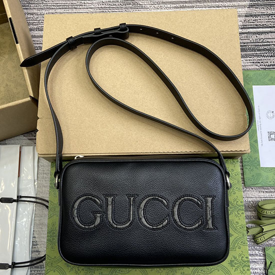 Gucci Leather Mini Shoulder Bag Black 768391