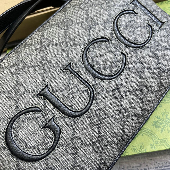 Gucci Mini Shoulder Bag Grey 768391