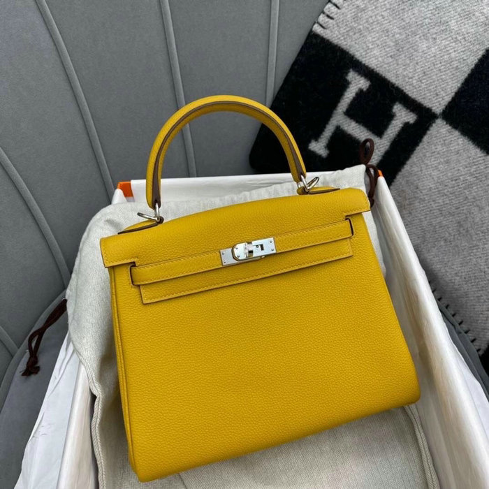 Hermes Togo Leather Kelly Bag Miel HKT0408