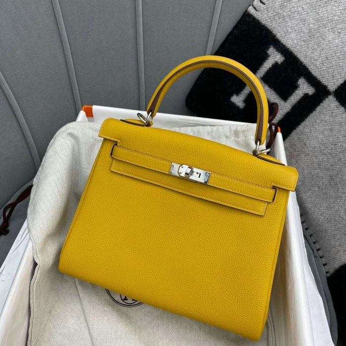 Hermes Togo Leather Kelly Bag Miel HKT0408