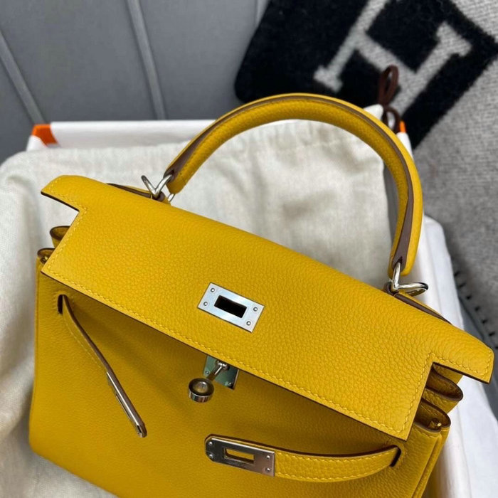 Hermes Togo Leather Kelly Bag Miel HKT0408