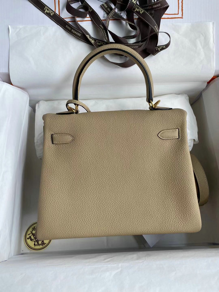 Hermes Togo Leather Kelly Bag Trench HKT0408