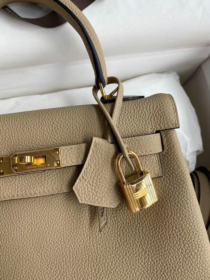 Hermes Togo Leather Kelly Bag Trench HKT0408