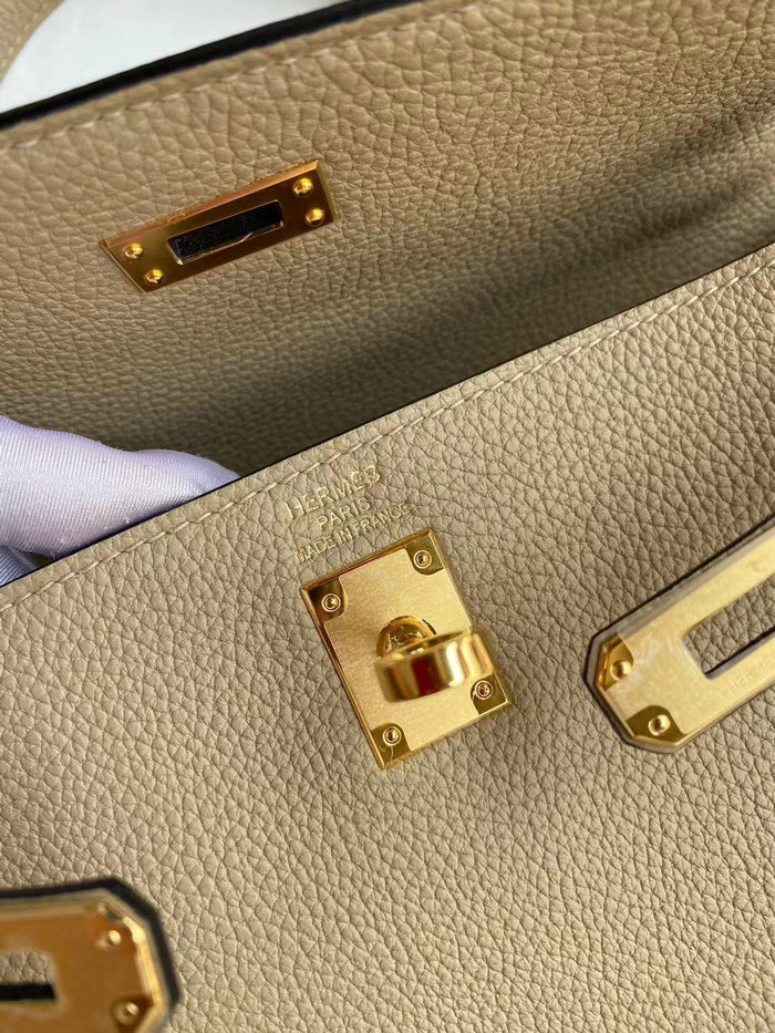 Hermes Togo Leather Kelly Bag Trench HKT0408