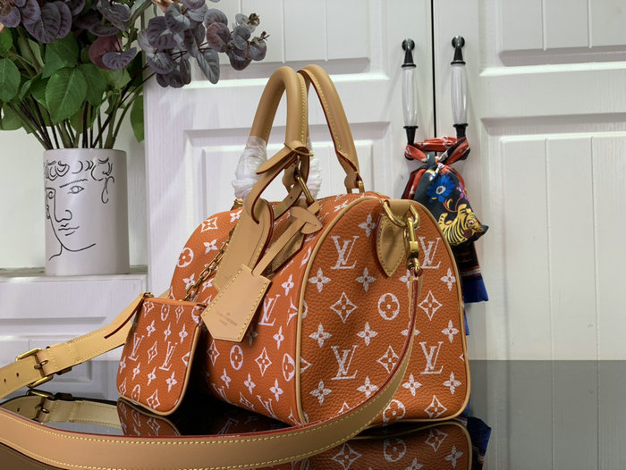 LOUIS VUITTON SPEEDY P9 BANDOULIERE 25 Orange M24423