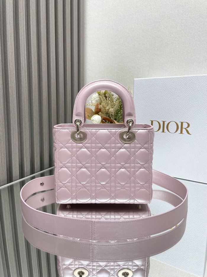 Lady Dior My ABCDior Lambskin Bag Shiny Pink DM0538