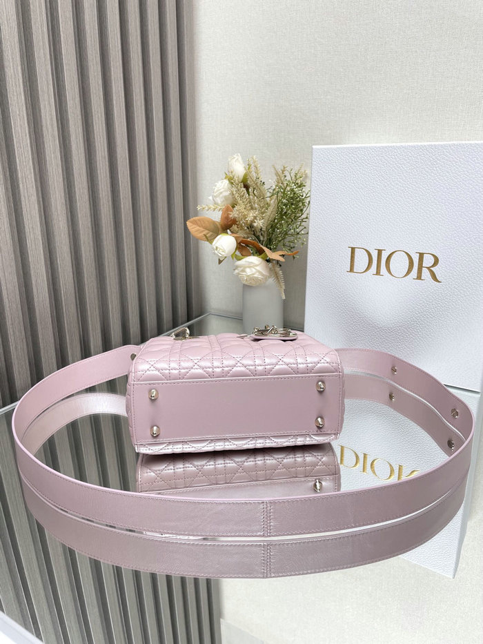 Lady Dior My ABCDior Lambskin Bag Shiny Pink DM0538