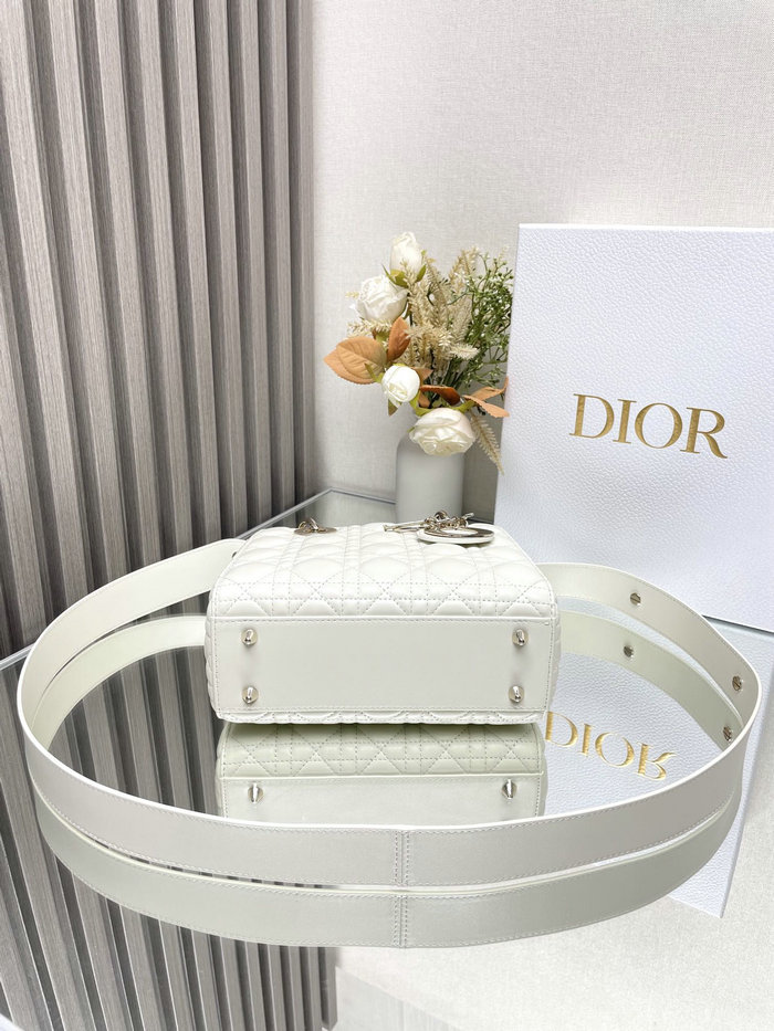 Lady Dior My ABCDior Lambskin Bag White DM0538