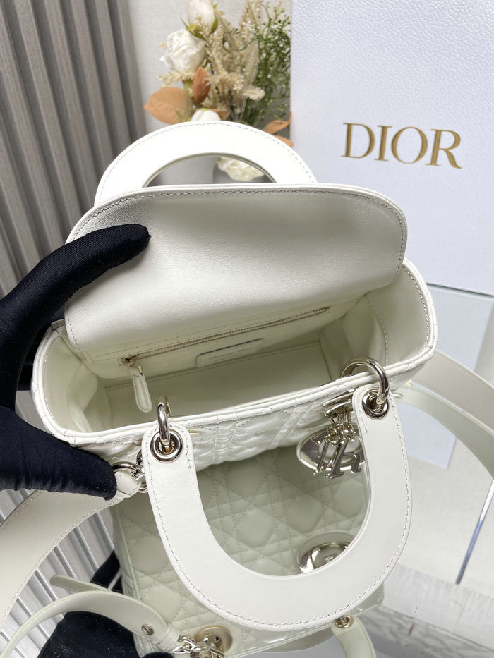 Lady Dior My ABCDior Lambskin Bag White DM0538