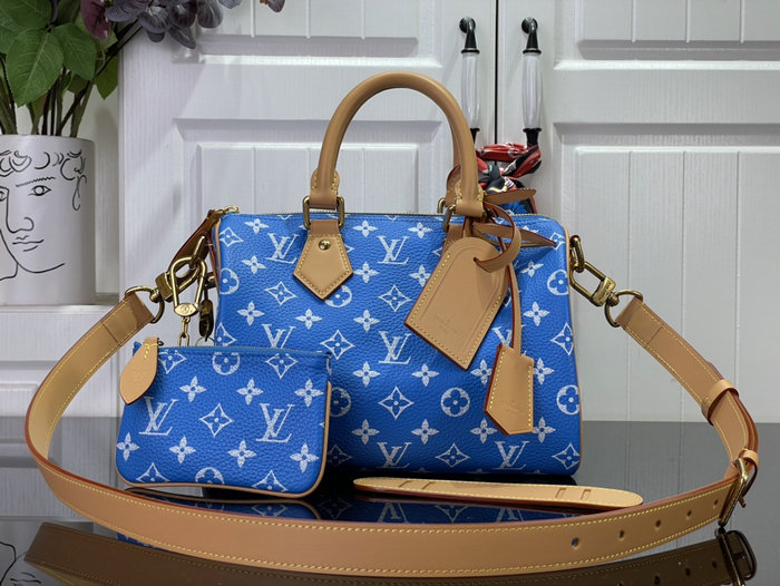 Louis Vuitton Speedy P9 Bandouliere 25 Blue M24423