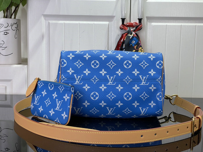 Louis Vuitton Speedy P9 Bandouliere 25 Blue M24423