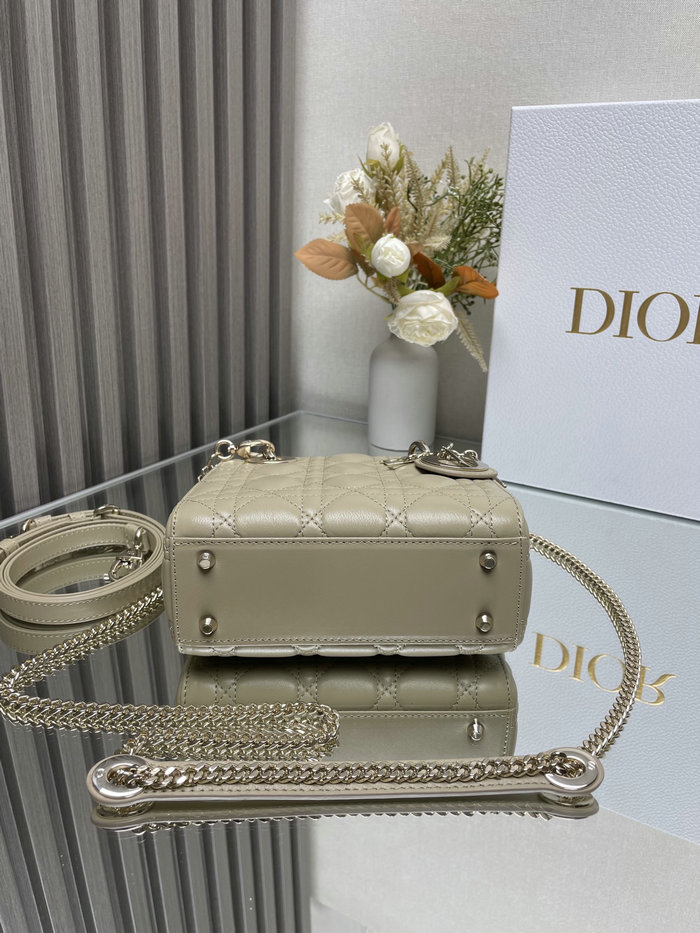 Mini Lady Dior Lambskin Bag Beige MD0505