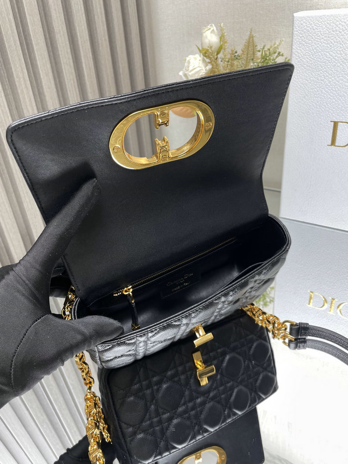 Small Dior Caro Bag Black DM9012