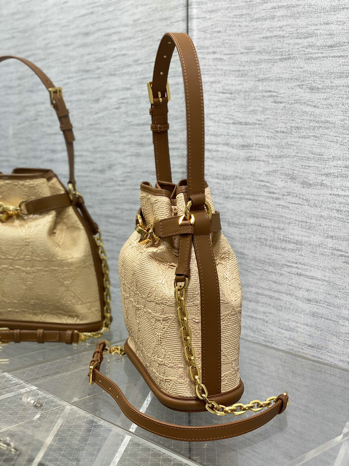 Dior CEst Medium Raffia Bag D9278