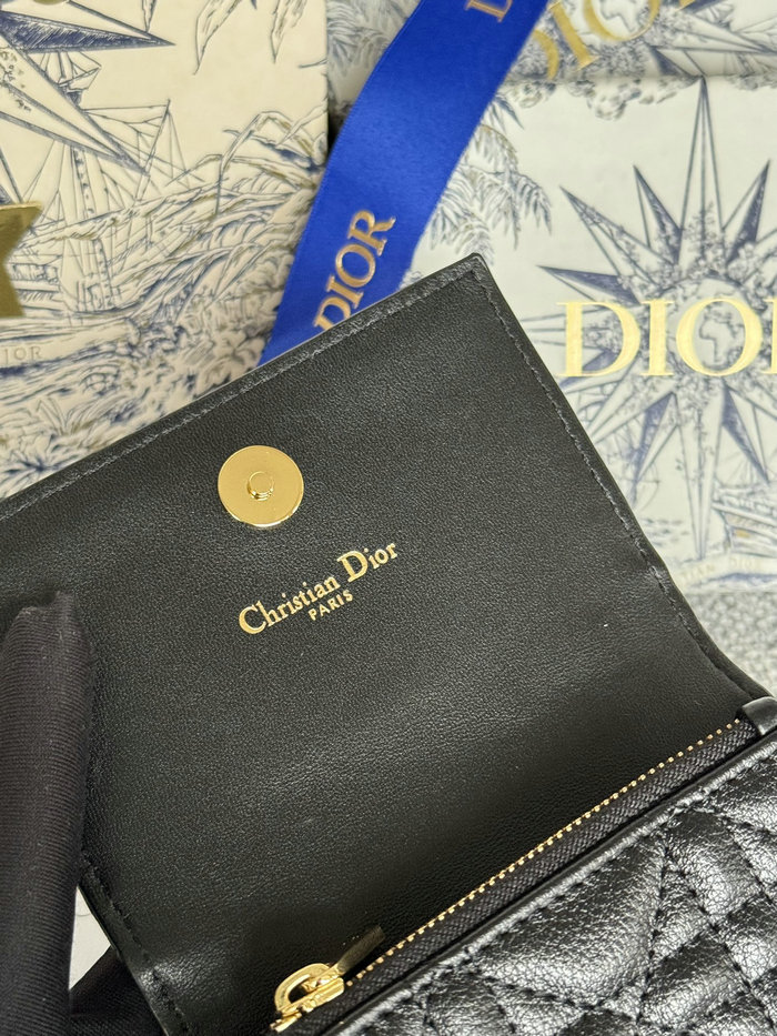 Dior Supple Calfskin Caro Glycine Wallet S5132
