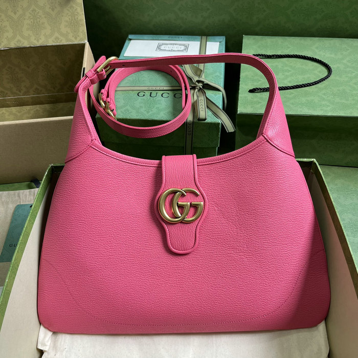 Gucci Aphrodite Medium Shoulder Bag Peach 726274