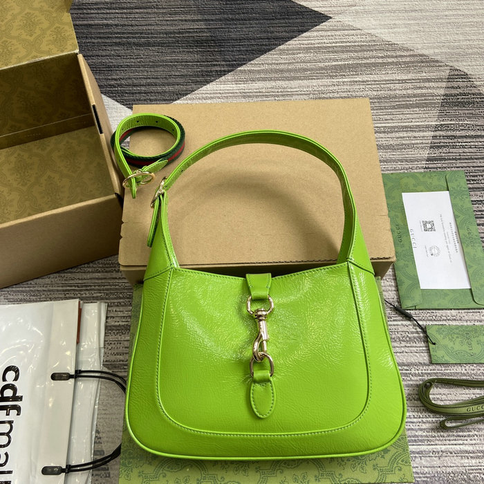 Gucci Jackie Small Shoulder Bag Electric Green 782849