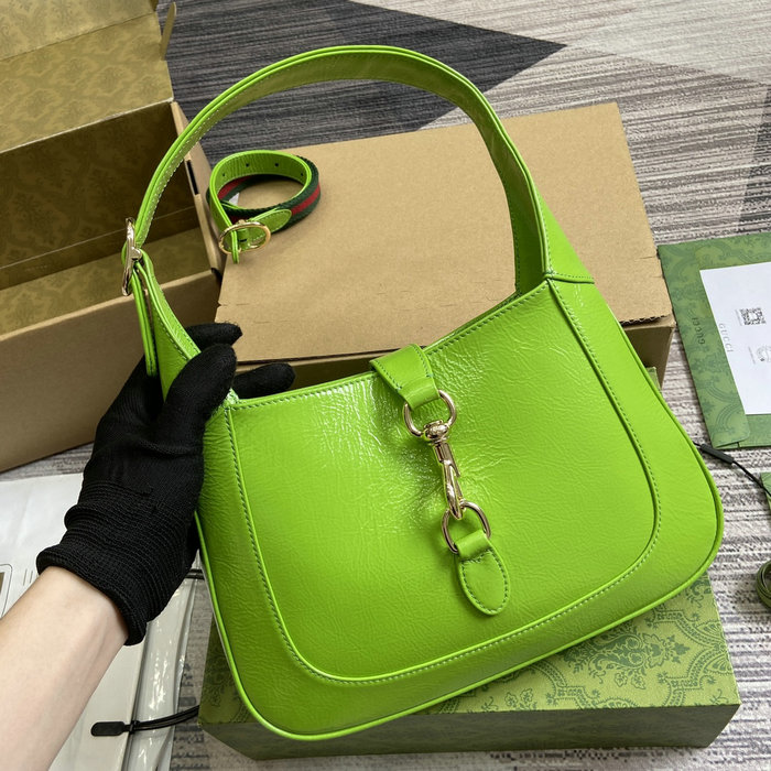 Gucci Jackie Small Shoulder Bag Electric Green 782849