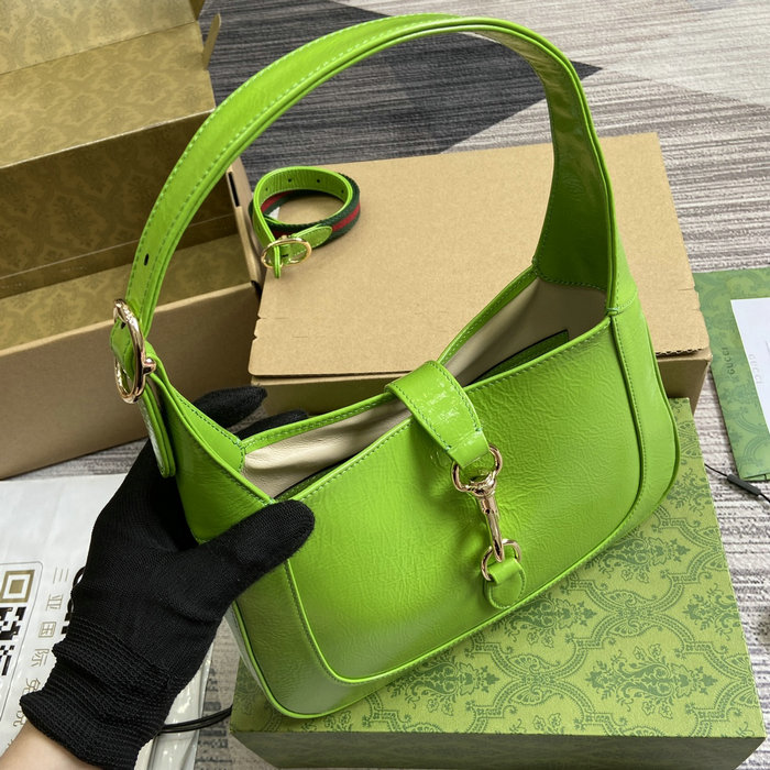 Gucci Jackie Small Shoulder Bag Electric Green 782849