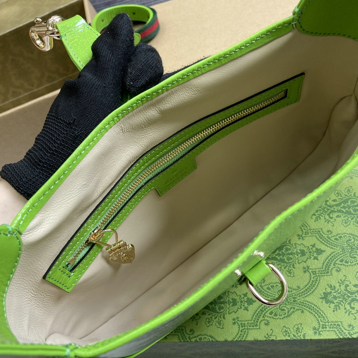 Gucci Jackie Small Shoulder Bag Electric Green 782849