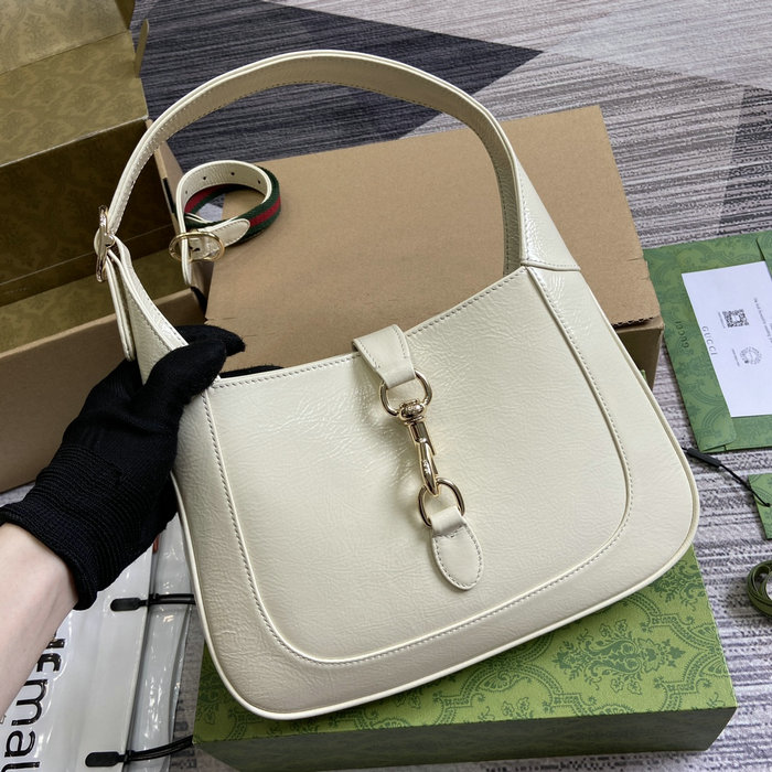 Gucci Jackie Small Shoulder Bag Ivory 782849