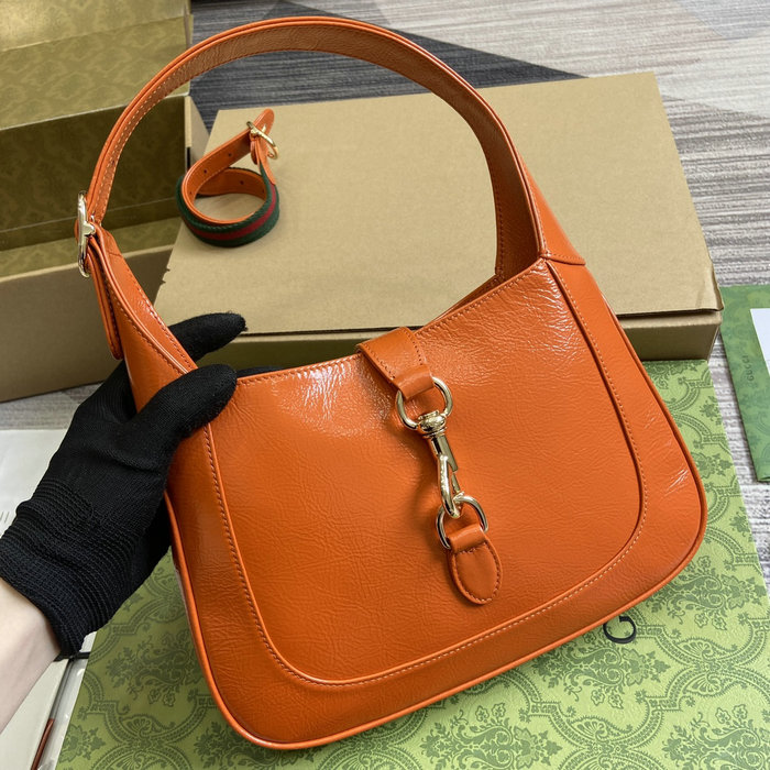 Gucci Jackie Small Shoulder Bag Orange 782849