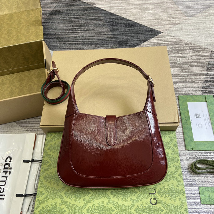 Gucci Jackie Small Shoulder Bag Rosso Ancora 782849