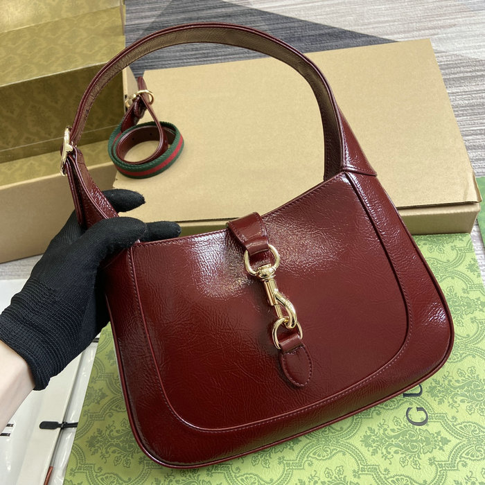 Gucci Jackie Small Shoulder Bag Rosso Ancora 782849