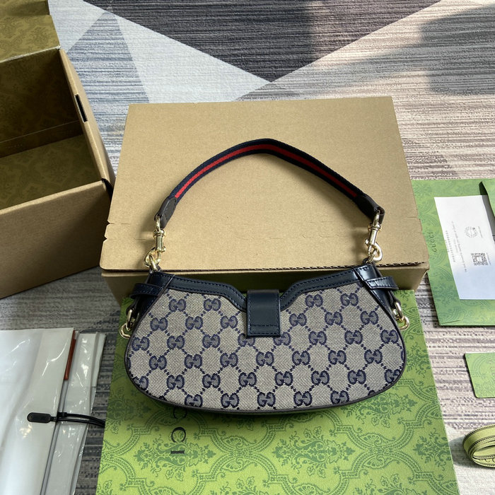 Gucci Moon Side Mini Shoulder Bag Blue 786015