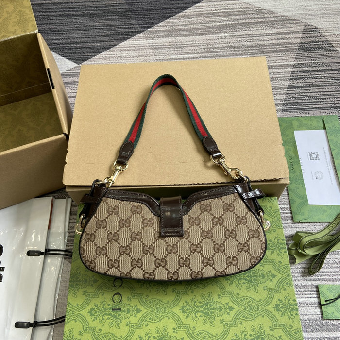 Gucci Moon Side Mini Shoulder Bag Brown 786015